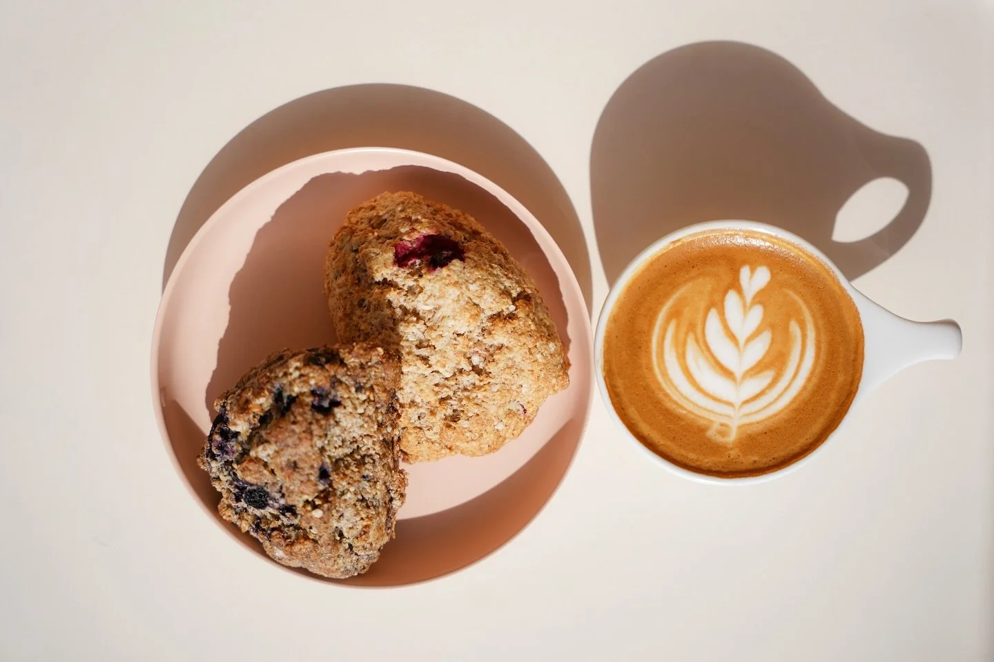 Has a better pair ever existed? 😍 we&rsquo;re proud to serve certified organic coffee paired with delicious, house made scones. Created from scratch, start to finish in our shop on Main &amp; Hawkins 💕