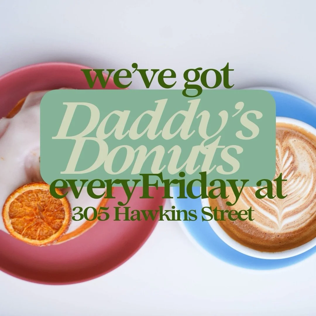 Starting this Friday, April 17th, we will have @daddysdonutsyt every 👏🏼 single 👏🏼 Friday 👏🏼 at our caf&eacute; on Hawkins!

🥳🍩