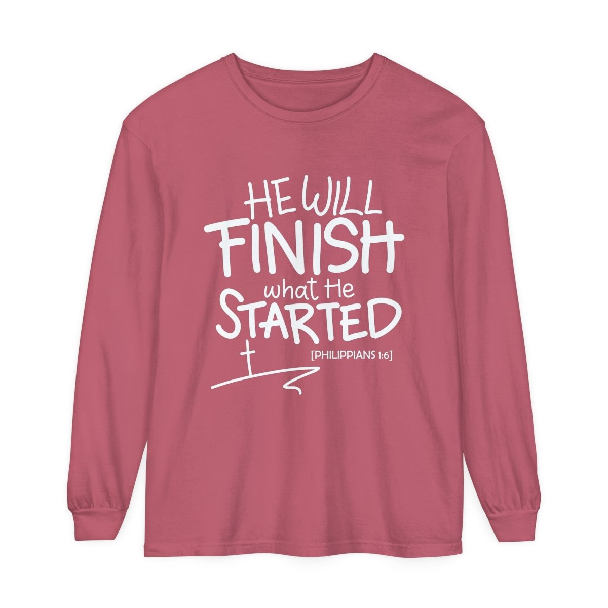 Philippians 1:6 Long Sleeve Tee