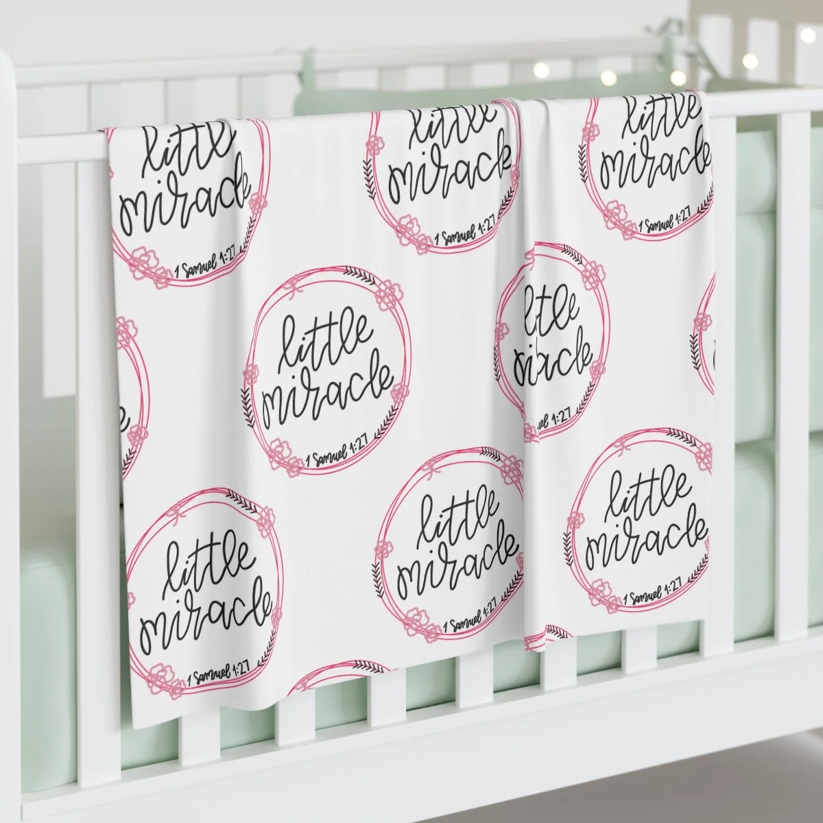 Little Miracle Baby Swaddle Blanket
