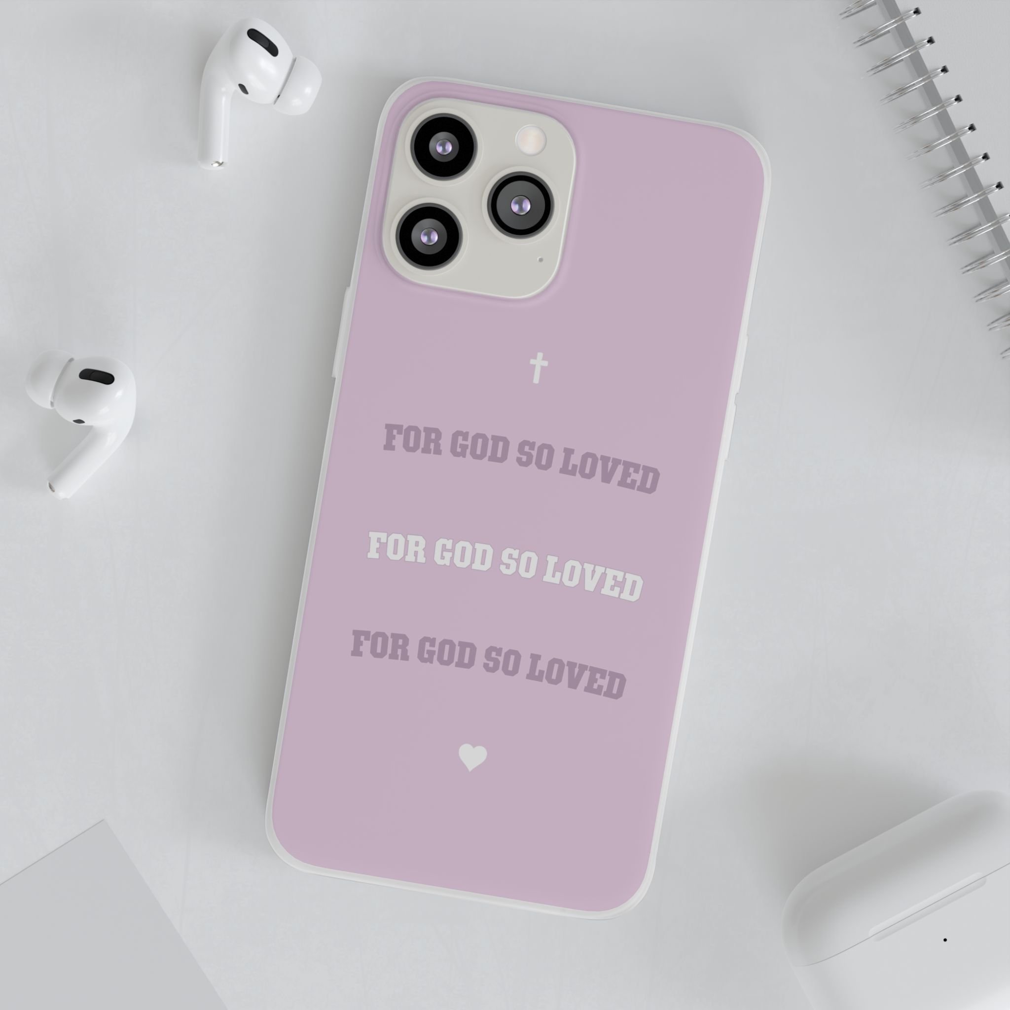 For God so Loved Purple Phone Case