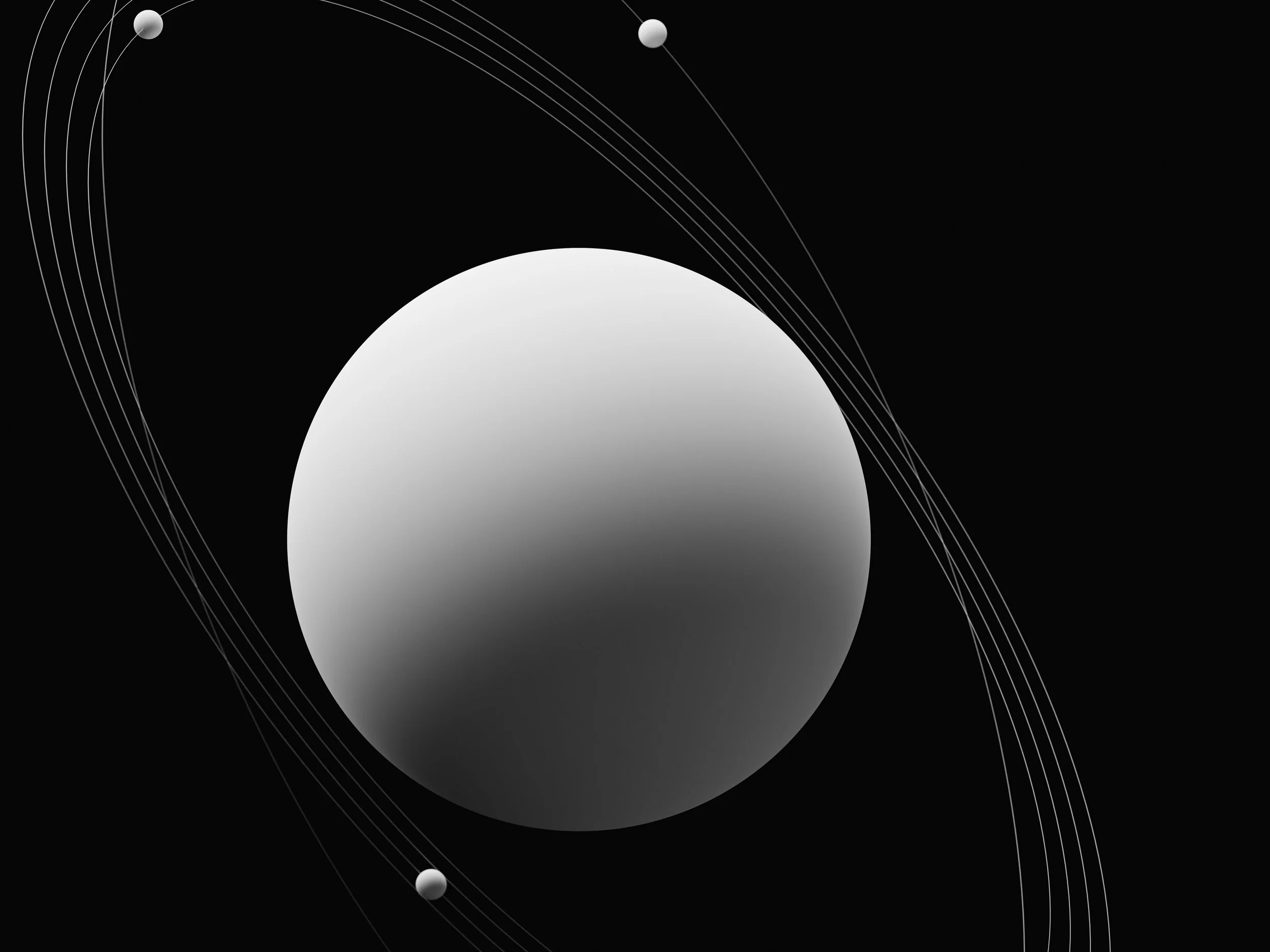 image of white sphere