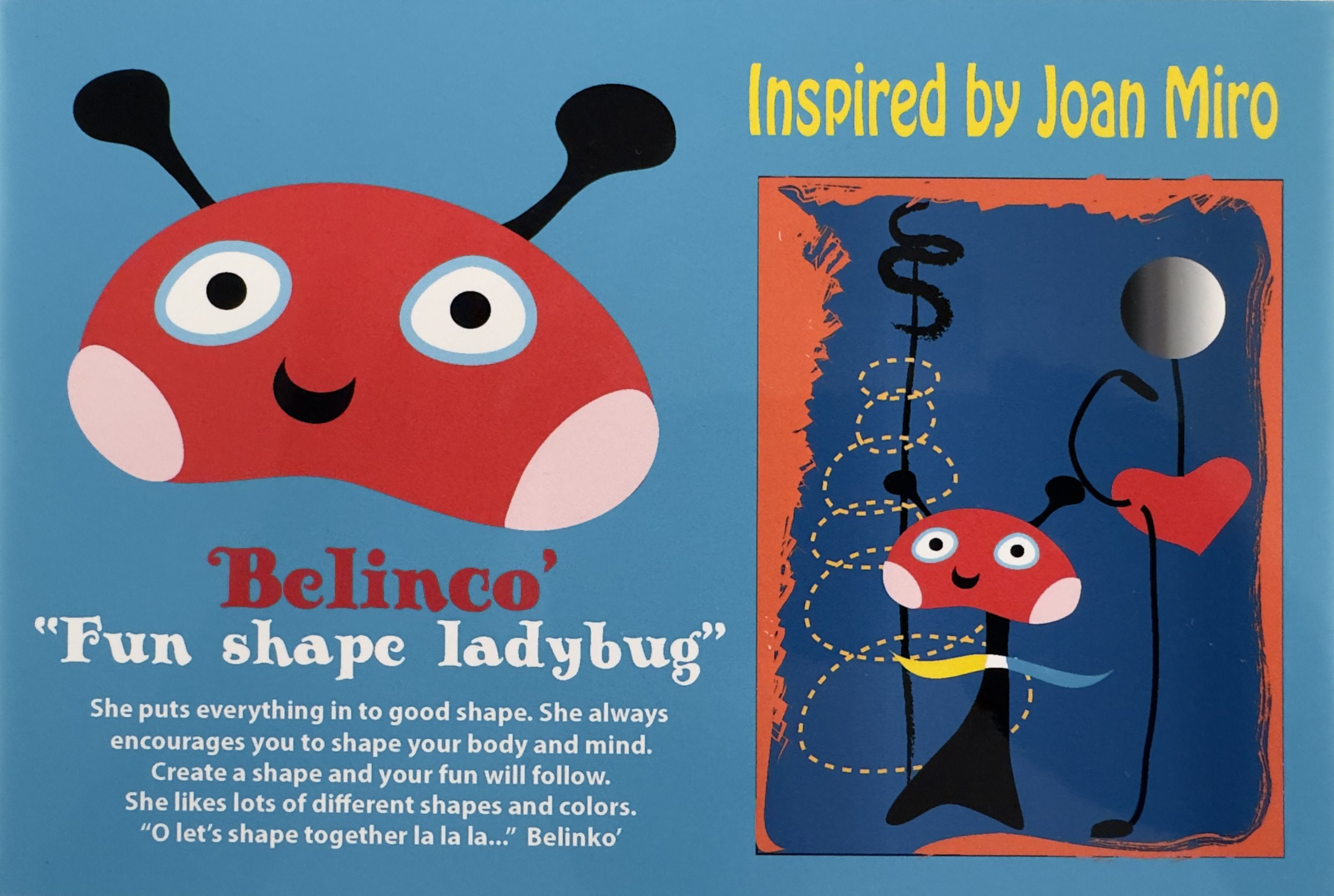 BELINCO - Fun Shape Ladybug, art plush toy by Jitka Exler, inspired by Joan Miró – view 6