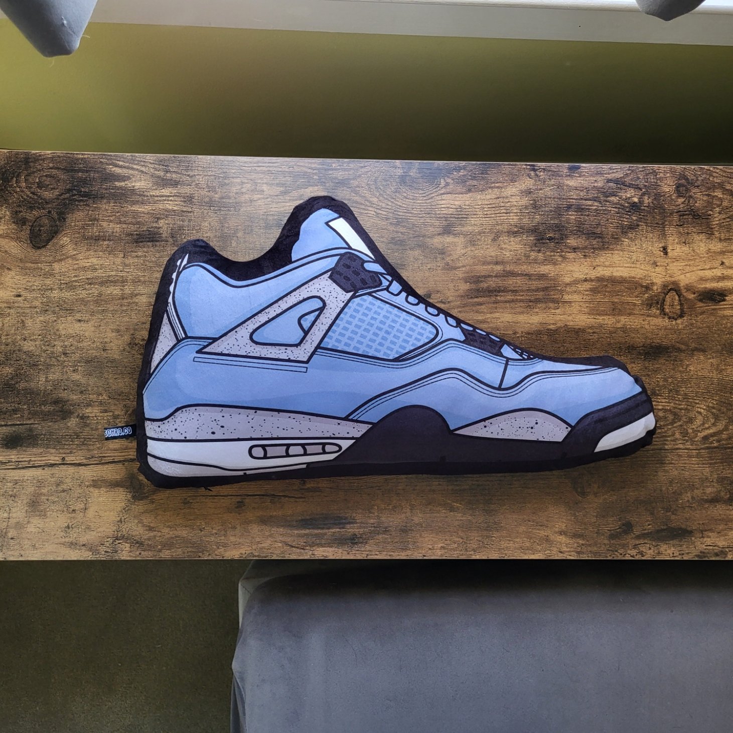 University Blue 4 Sneaker Pillow