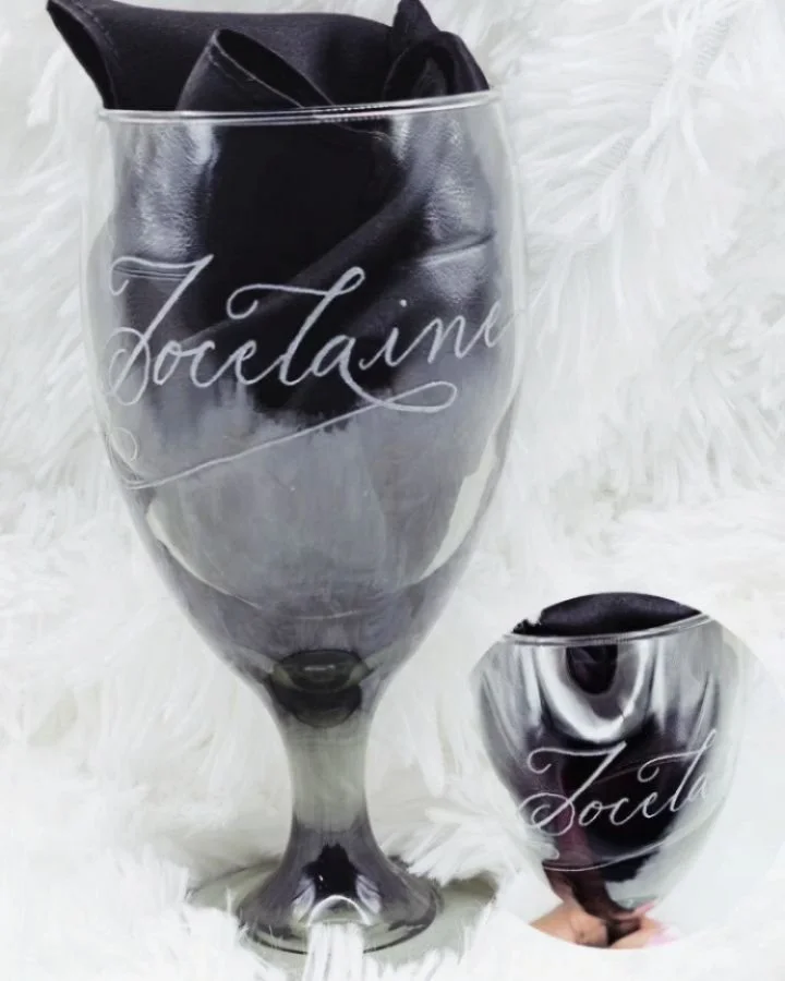 🎵 Cheers to the freakin&rsquo; weekend! Let&rsquo;s drink to that! 🎵 

Isn&rsquo;t it nice when you and the gworls can just sit back and relax after a long week?

Personalized wine glasses like these make the weekend even better! Perfect for brides