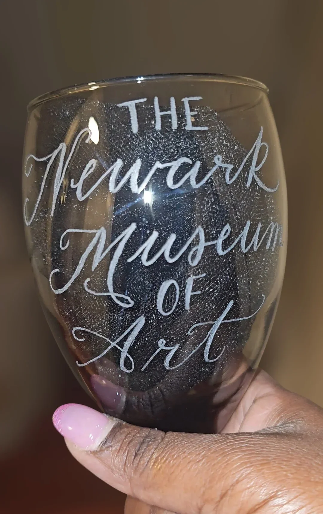 Sher-Pierre-NJ-NY-NYC-Calligrapher-and-Engraver-Engraved-Wine-Glass-Newark-Museum-Of-Art.webp