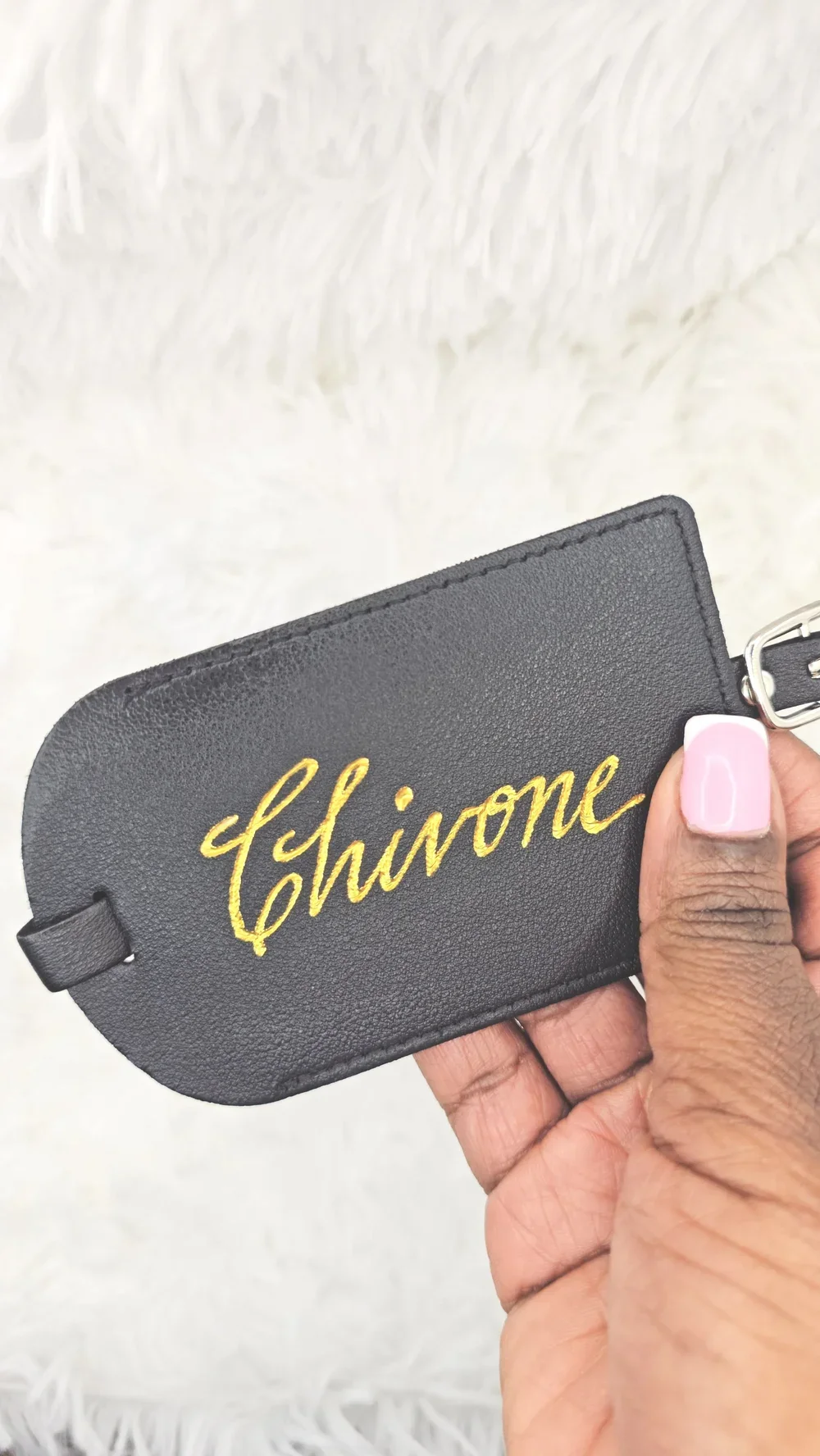Sher Pierre NJ NY NYC Calligrapher and Engraver Personalized Luggage Tags Staff Appreciation Gifts