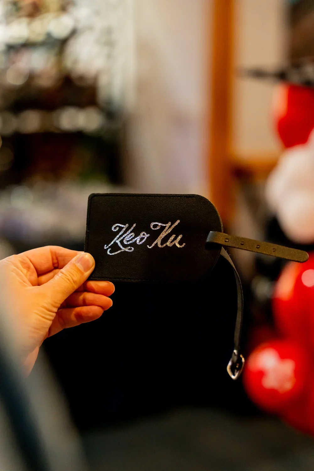 Sher Pierre NJ NY NYC Calligrapher and Engraver Yelp Elite Squad Event Personalized Luggage Tags 