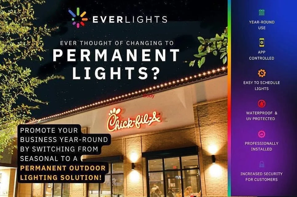 πTransform your business,and elevate your brandπ with our year-round permanent holiday lighting solutions! β€οΈππΊπΈβοΈ π»π¦ Contact us today to learn more! ππ»‍βοΈππ»‍βοΈ
β
 Promote Your Brand: Stand out from the crowd and attract customers
