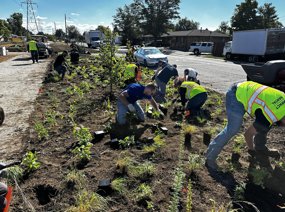 Planting along Tennessee Greenway