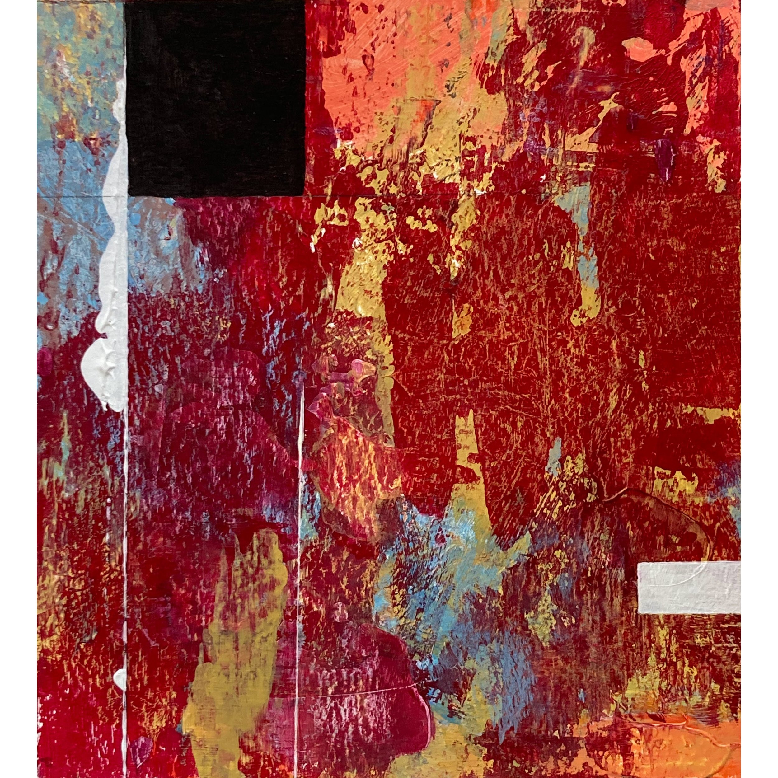 Polarities in Balance  
acrylic on paper  
7 1/4” x 7 7/8”