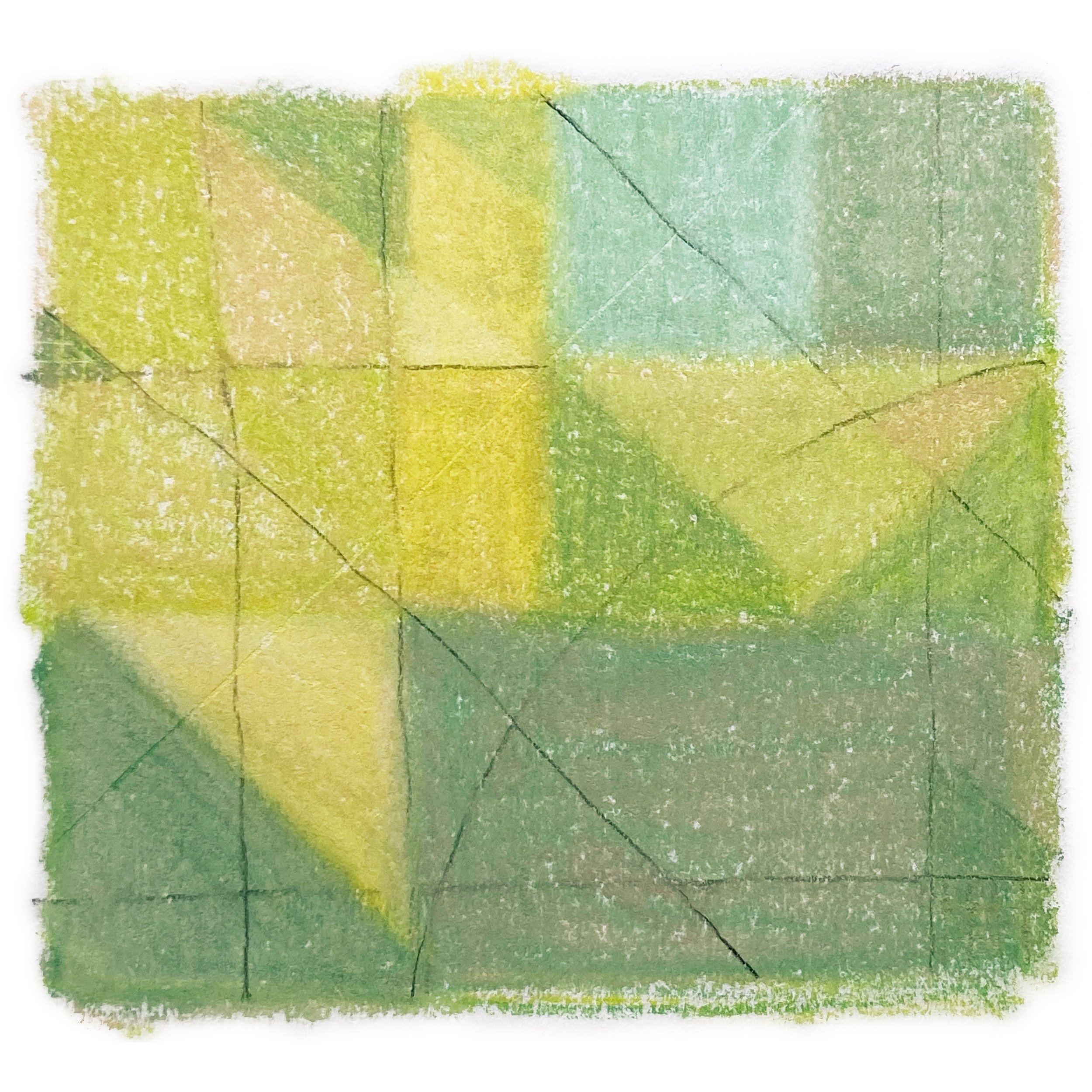 Laurel Matrix  
soft pastel on paper, charcoal  
4.325" x 4.75"