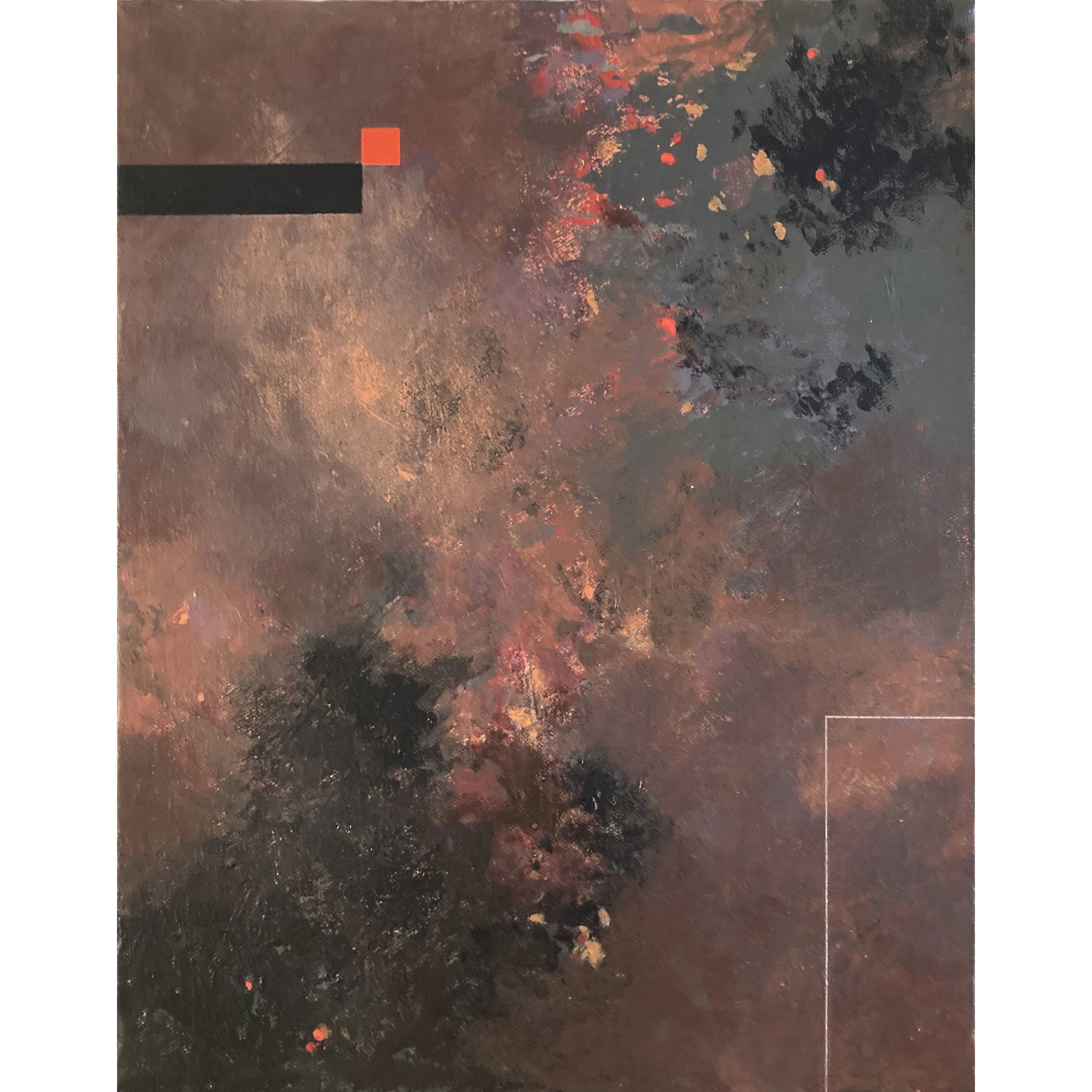 Witnessing the Tumult  
acrylic on canvas 
14" x 11"