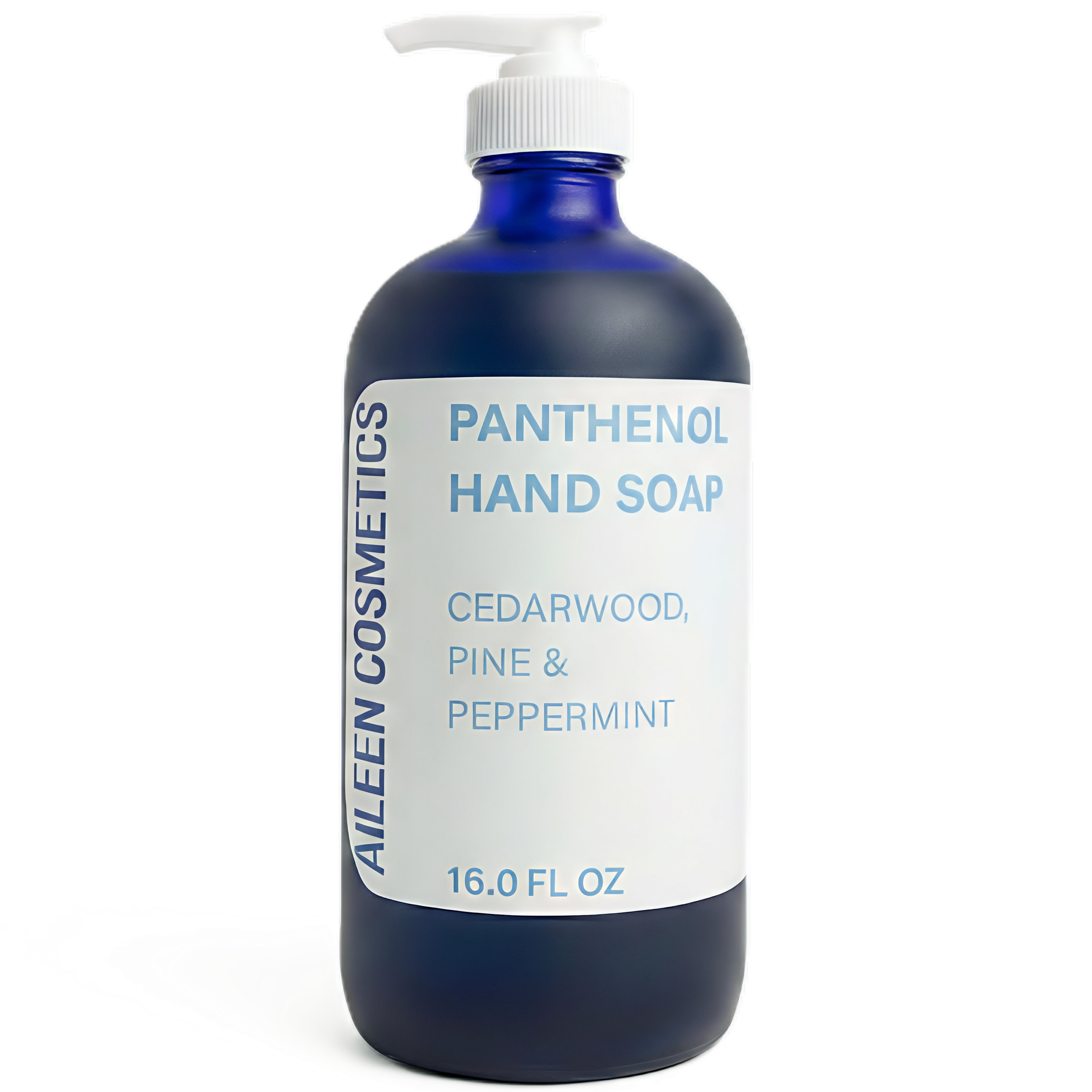 Panthenol Hand Soap - Cedarwood / Pine / Peppermint (16 oz glass bottle)