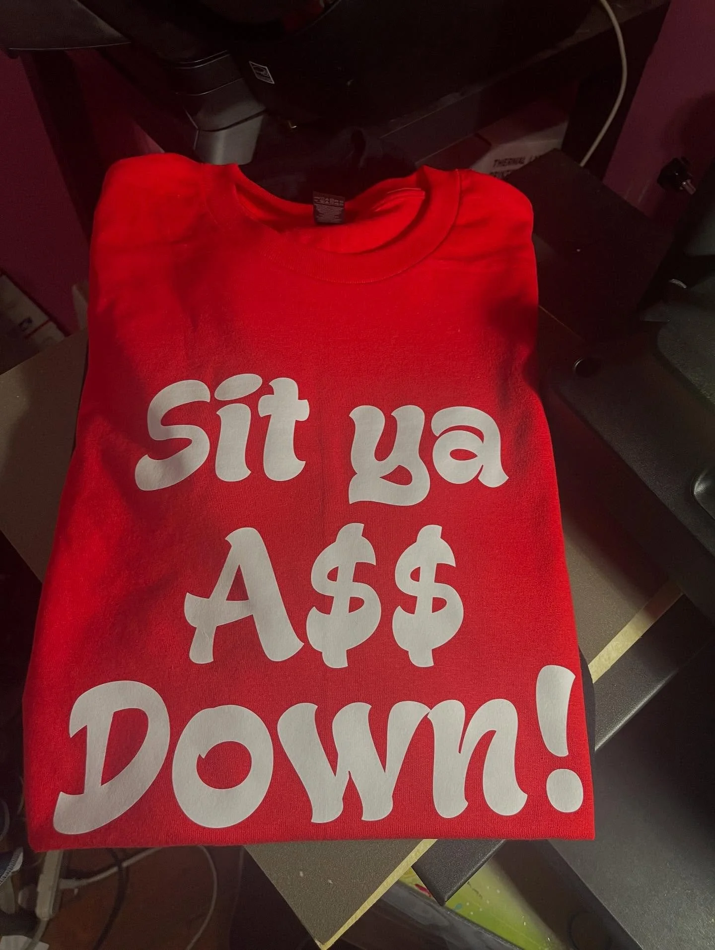 Yes i still do shirts. Thank for the order. #luv2cr8 #iykyk