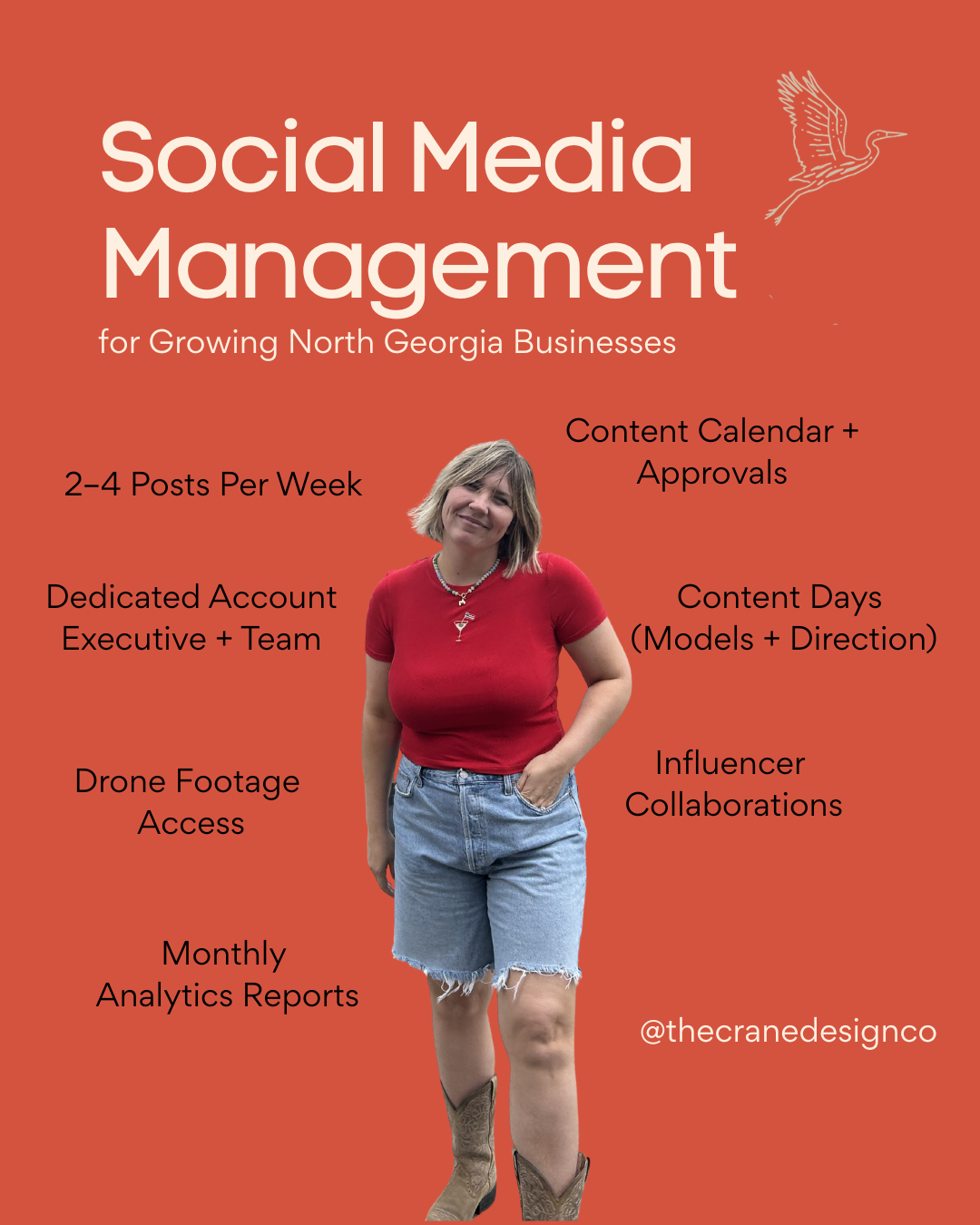 What’s Included in Social Media Management with the Crane Design Co.
