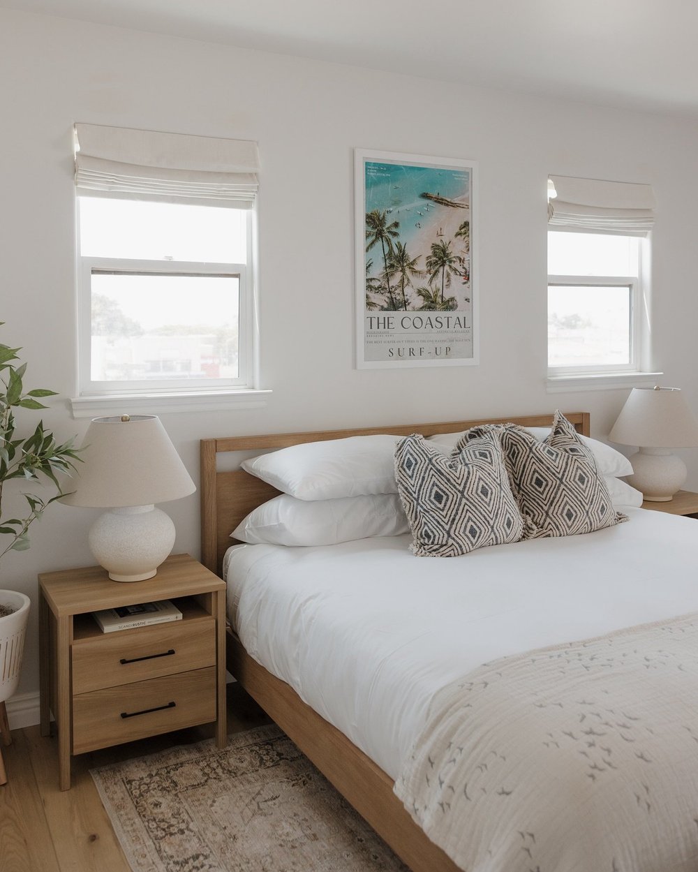 At The Coastal Palm, we&rsquo;ve transformed this beautiful townhome into a serene, coastal-inspired retreat. From the curated details to the soothing palette, every corner is designed with relaxation and comfort in mind. 🌿🏡
&bull;
While it&rsquo;s