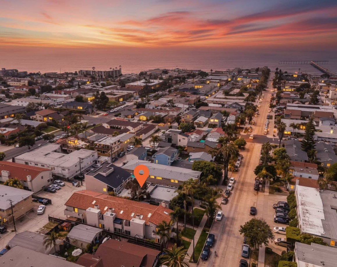 Introducing Seaside Square: A Private Ocean Beach Four-Unit Compound Designed for Group Getaways