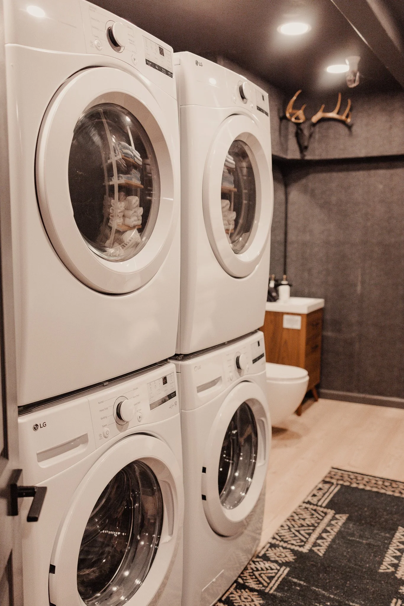 Laundry room after