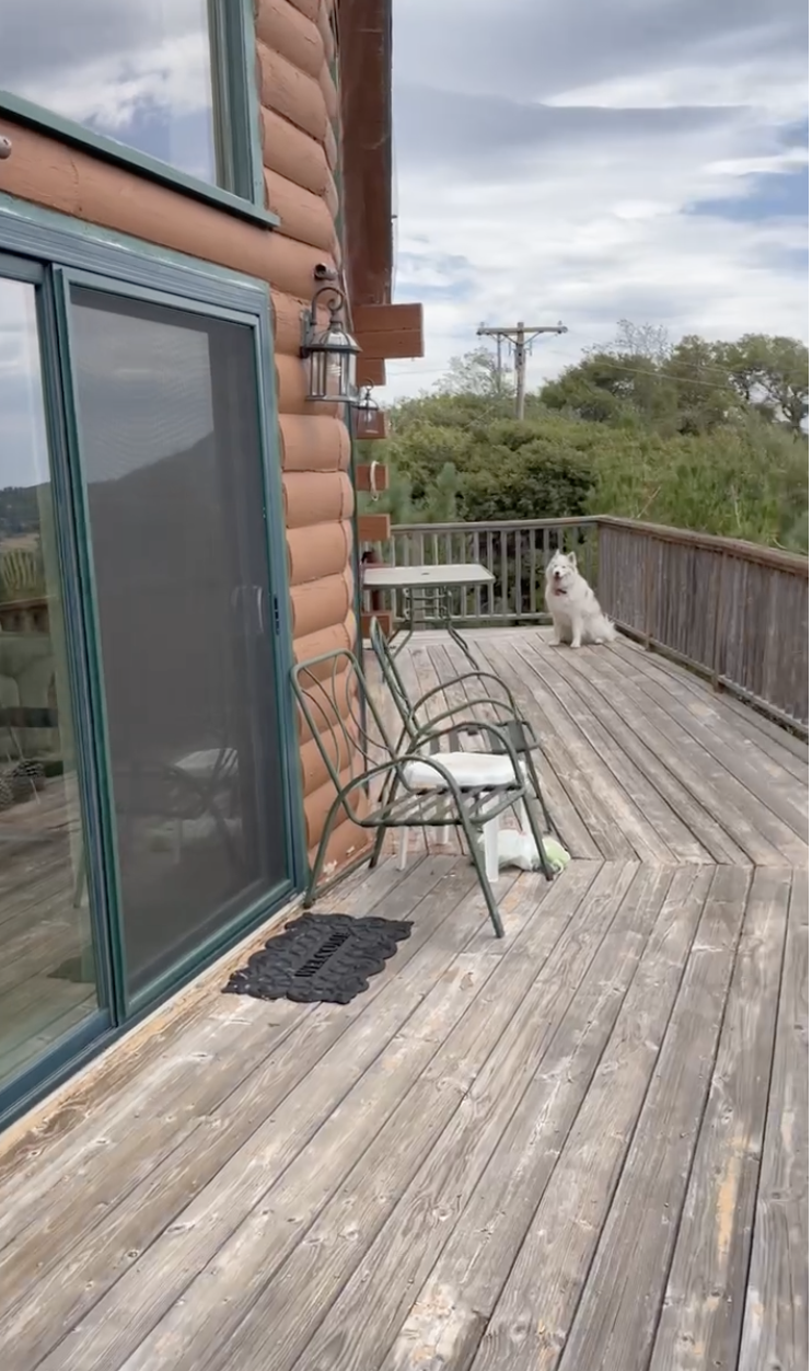 Exterior before