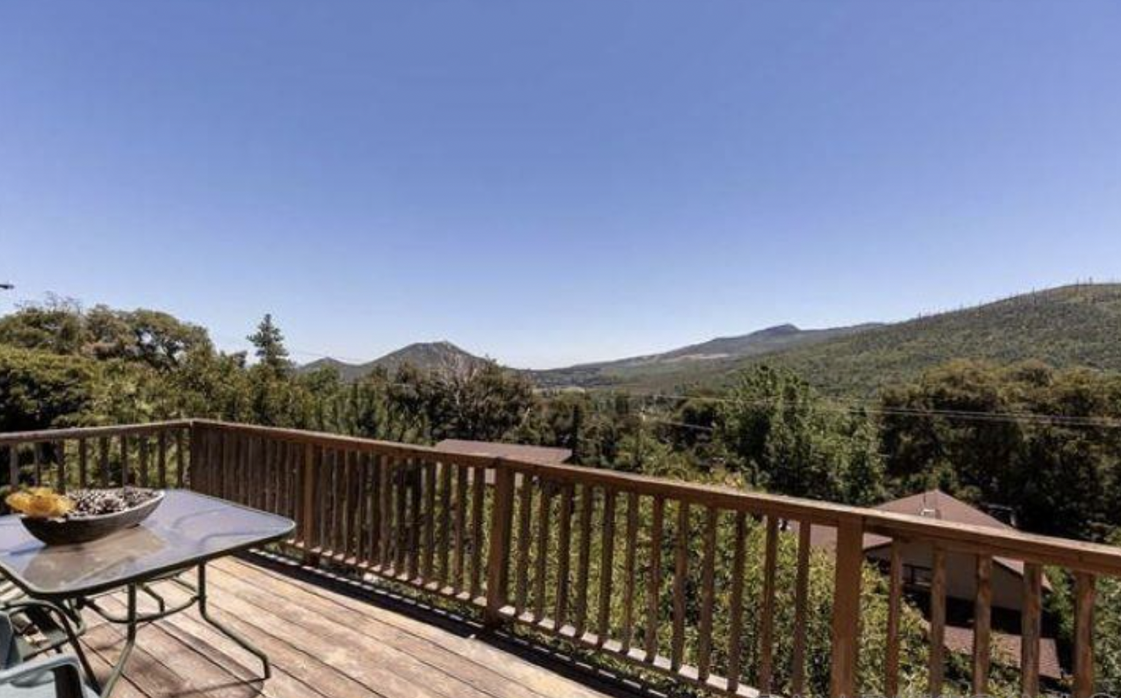Deck railings before