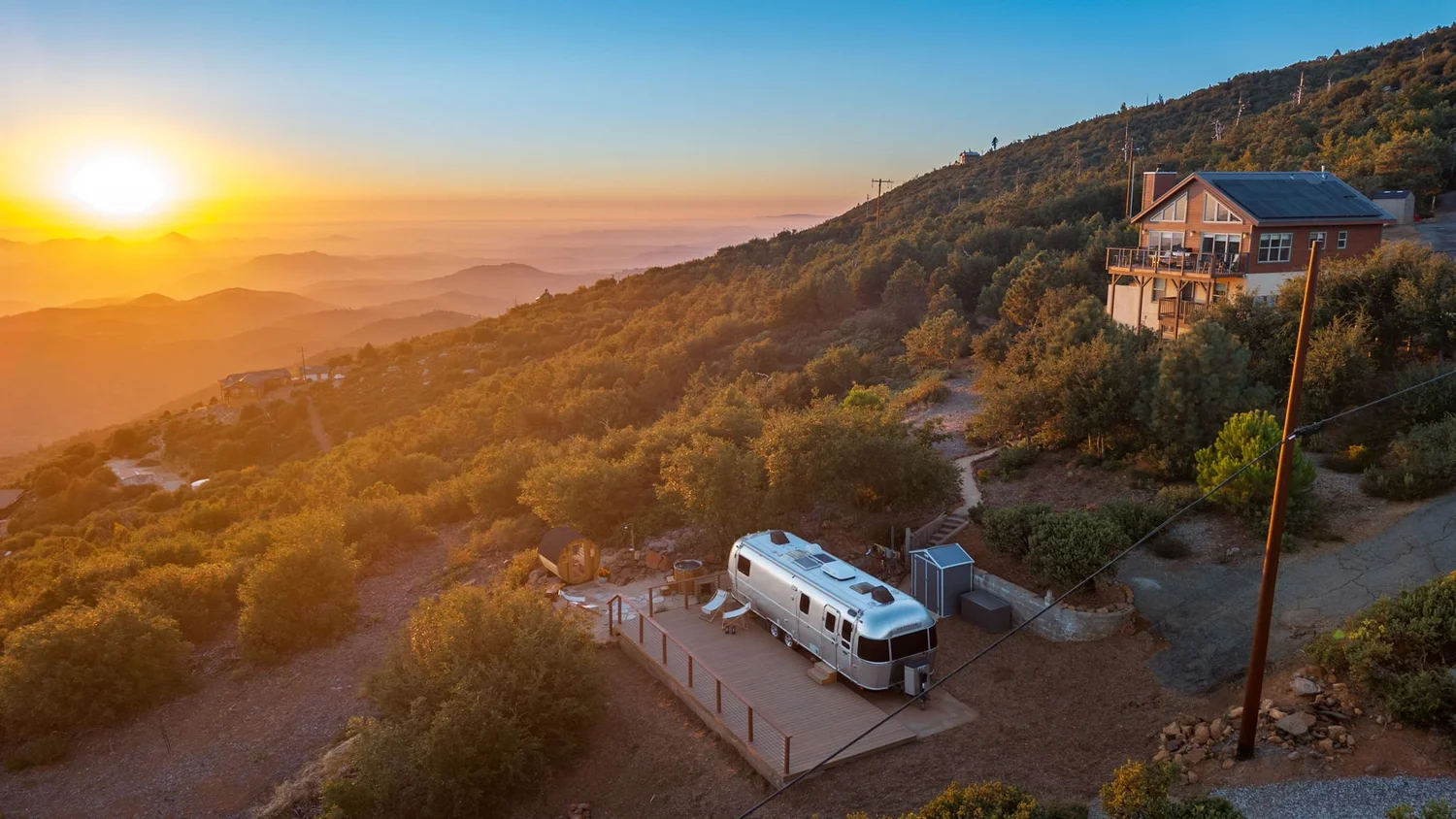 Wild Moon Ranch + Restore Outpost wedding lodging near San Diego and Julian, overlooking Lake Cuyamaca