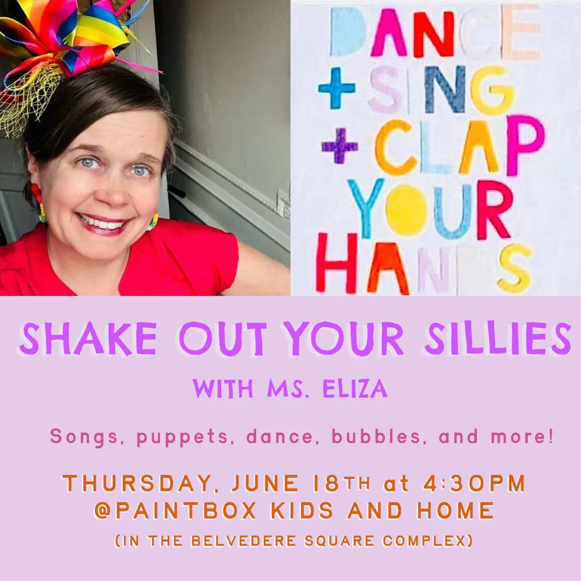 Shake Out Your Sillies with Ms. Eliza! Afternoon session