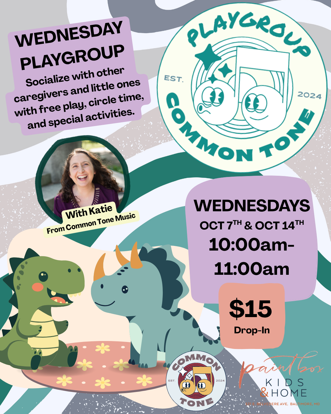 Playgroup with Katie from CommonTone!