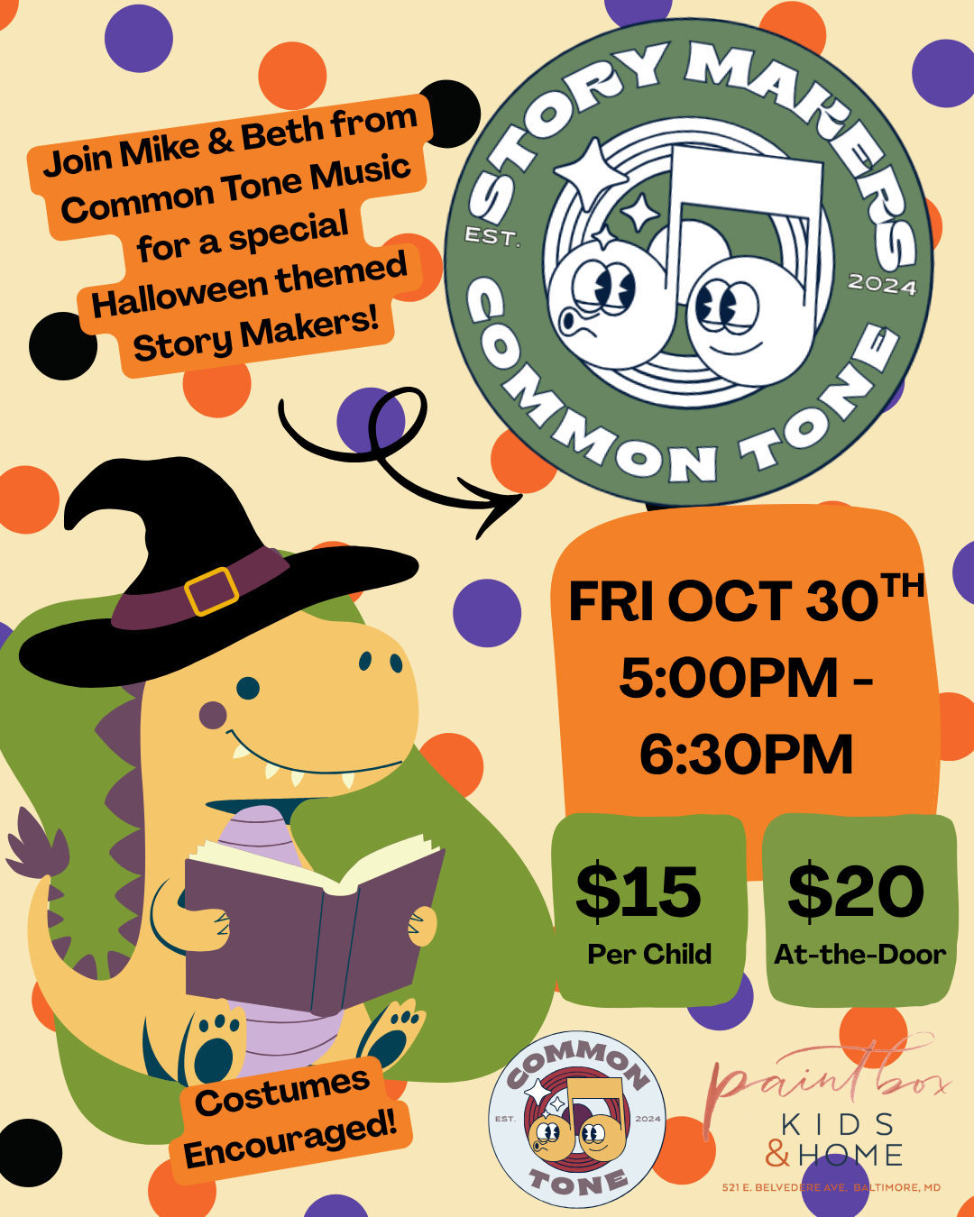 Spooooooky StoryMakers with Beth and Mike