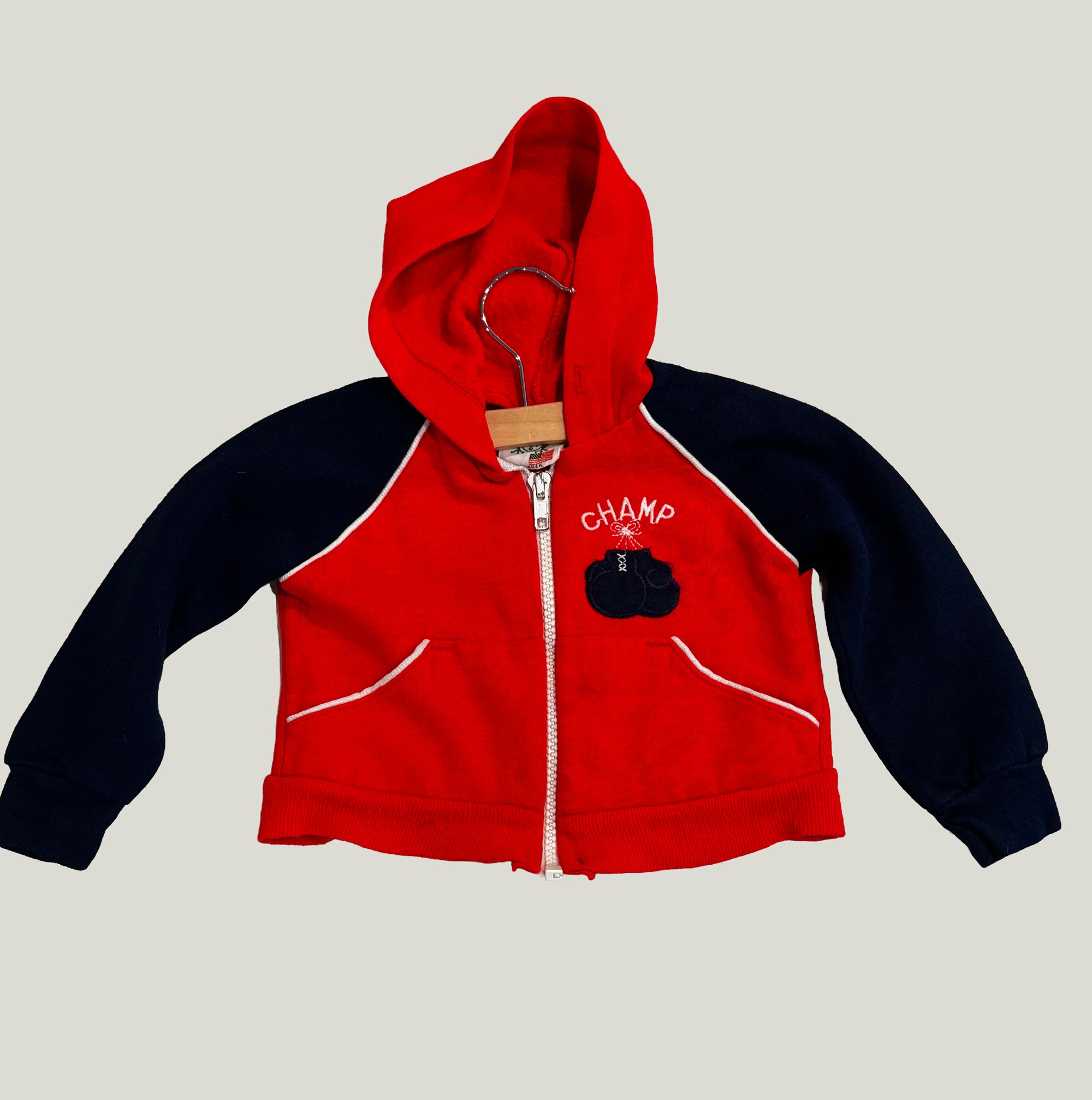 Champ boxing glove hoodie sweatshirt size 18 months