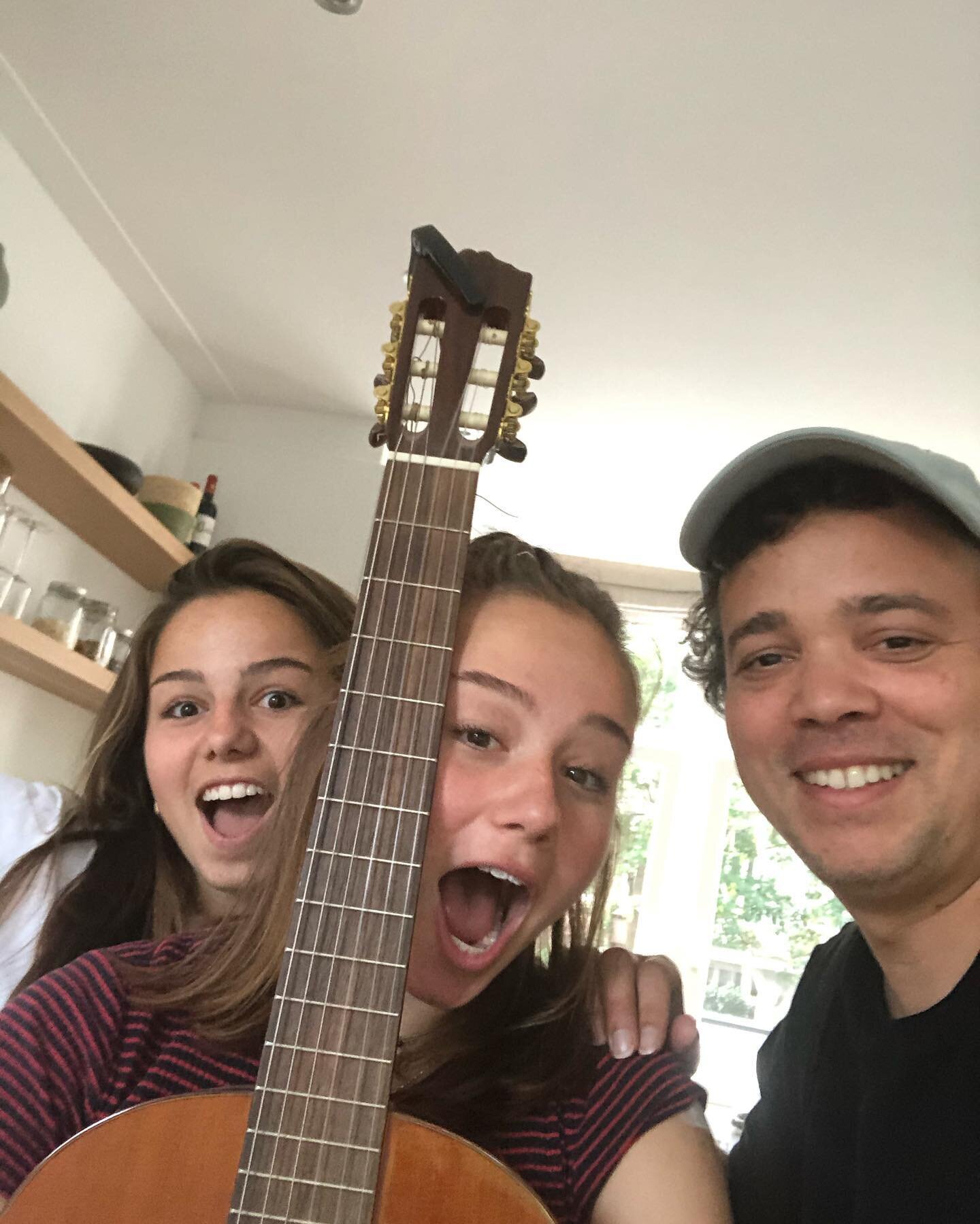Last session with sisters Noa and Tess after about 5 years of piano and guitar lessons ( they finished high school). Wishing them all the best during their travels and adventures this coming year.