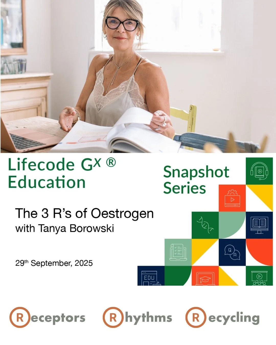Join me next week when I&rsquo;m honoured to be presenting for @lifecodegx for a Nutrigenomic exploration of oestrogen metabolism using an innovative 3 R's framework. This snapshot will demonstrate how nutrigenetics testing transforms clinical practi