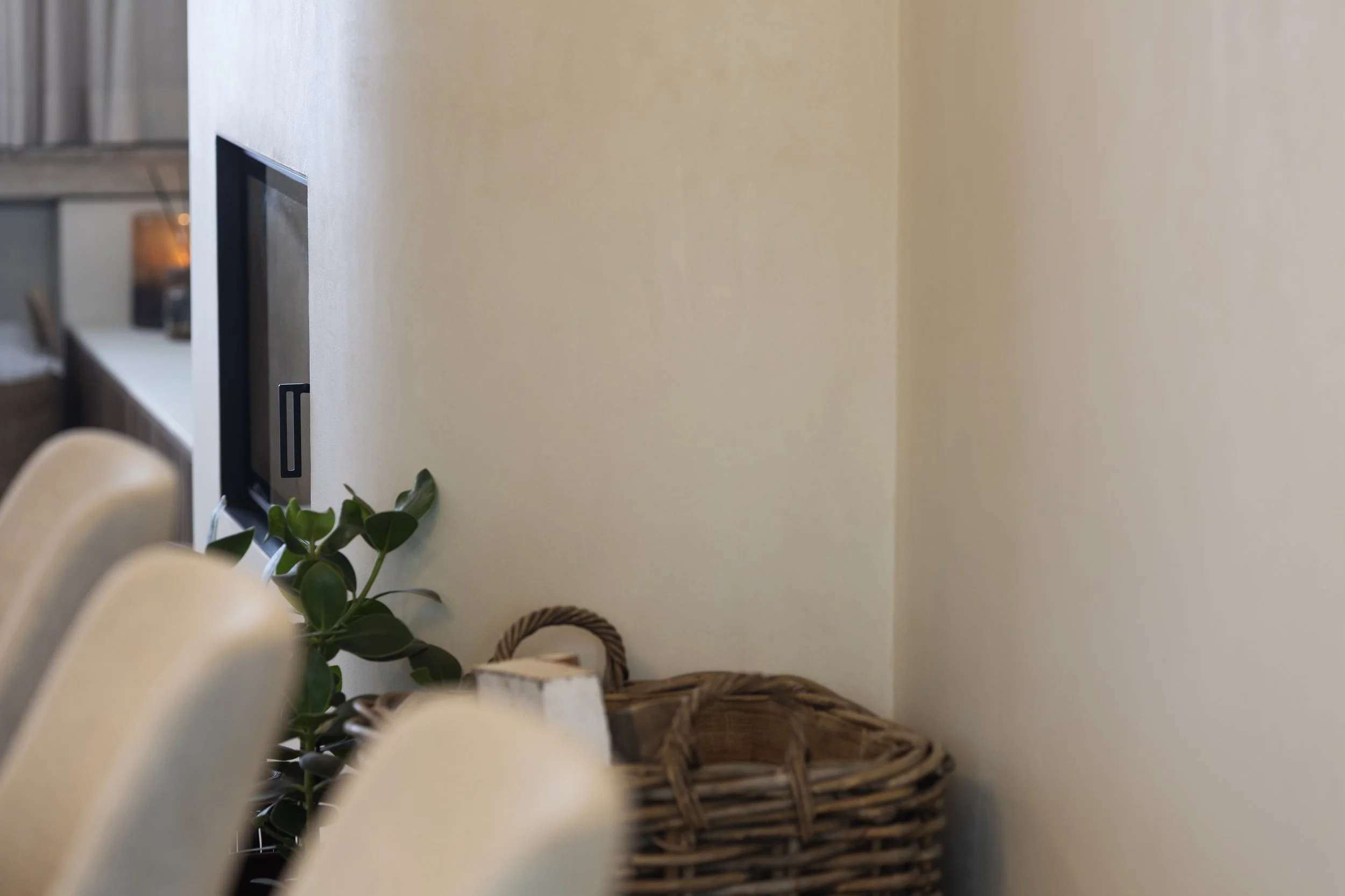 Elegante wandafwerking voor een stijlvol stadsinterieur