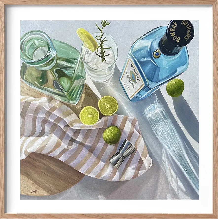 Bombay Sapphire Gin and Limes (50 x 50cm print) Ed. 2 of 50