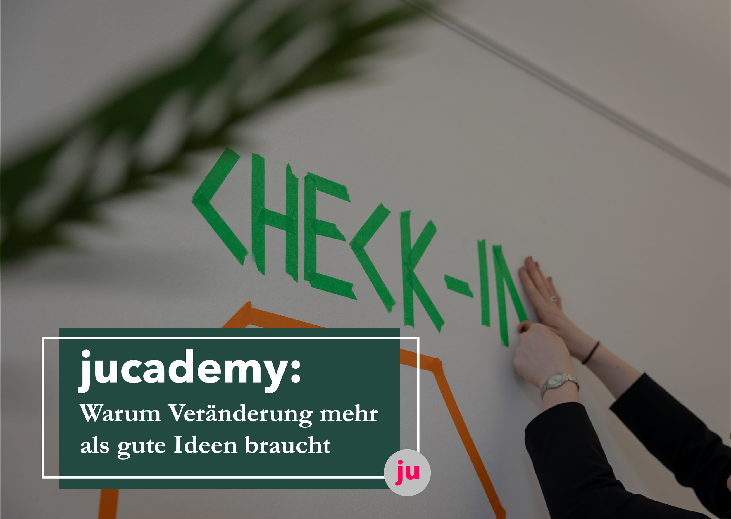 jucademy: Warum Veränderung mehr als gute Ideen braucht