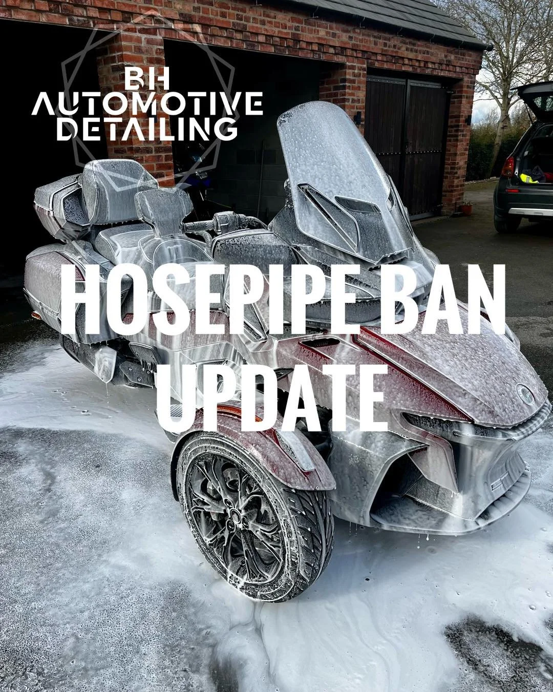 🚫🚰 Hosepipe Ban? No Problem. We’re Still Cleaning Cars – Legally & Efficiently.
Yorkshire Water has introduced a hosepipe ban from 11 July due to drought conditions across the region. That means you can’t wash your car at hom
