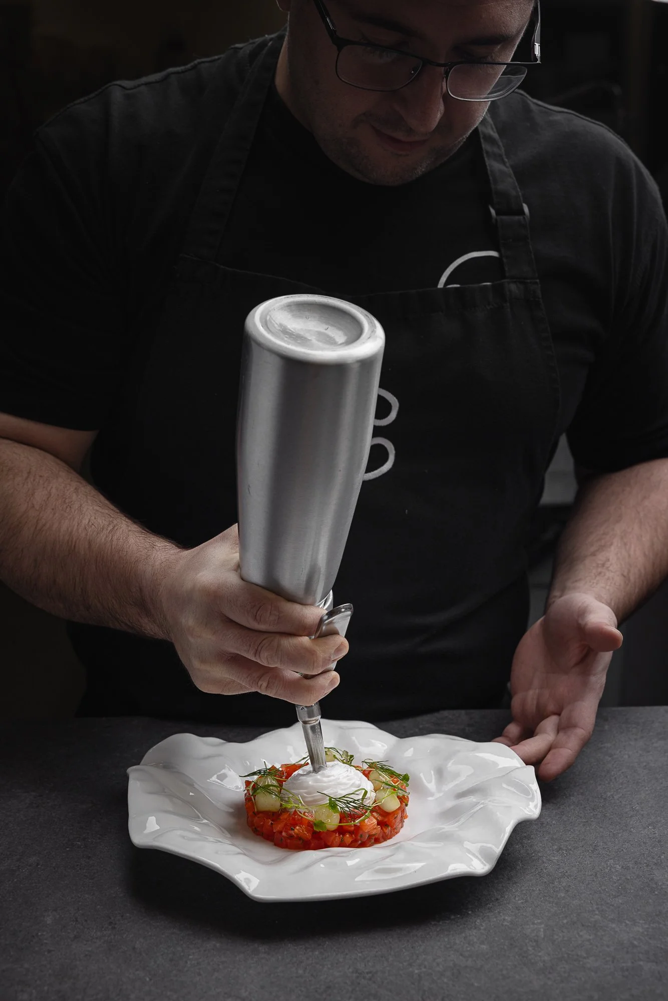 ChefCulture team prepping a starter dish