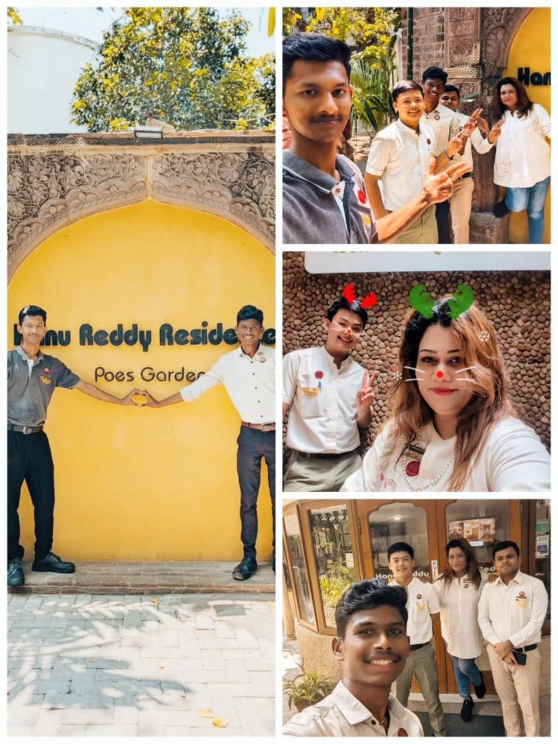 One normal picture requested📸&hellip;.we delivered signature Boutique chaos instead😅😂 - team spirit with real moments
💪🤝☺ @hanureddyresidences

#boutiquehotels #positivevibes #boutiqueservice #teamspirit 
#selfievibes