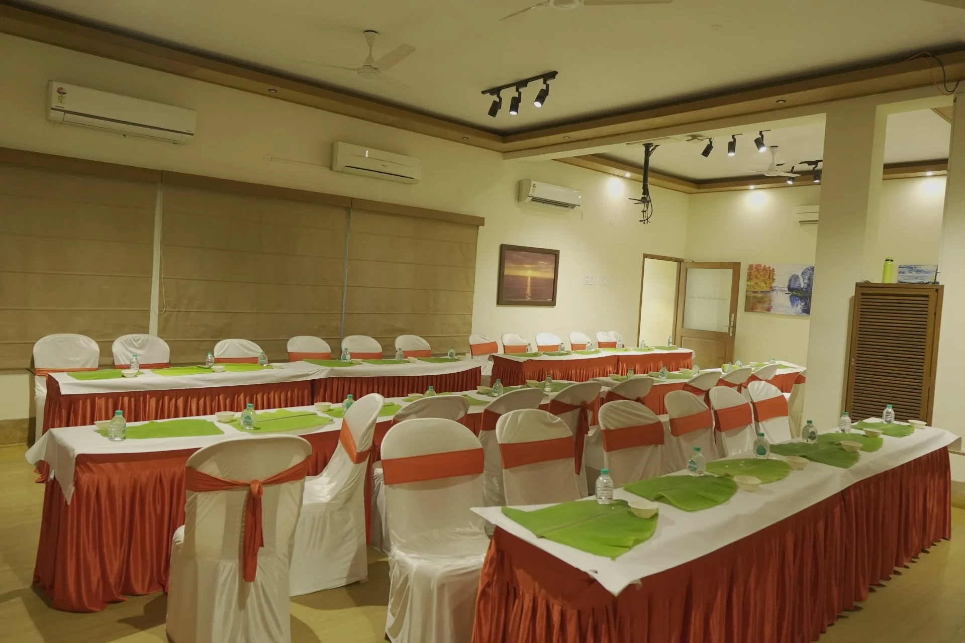 Private party venues Chennai — in-house catering by Pushpa's Kitchen at Hanu Reddy Residences
