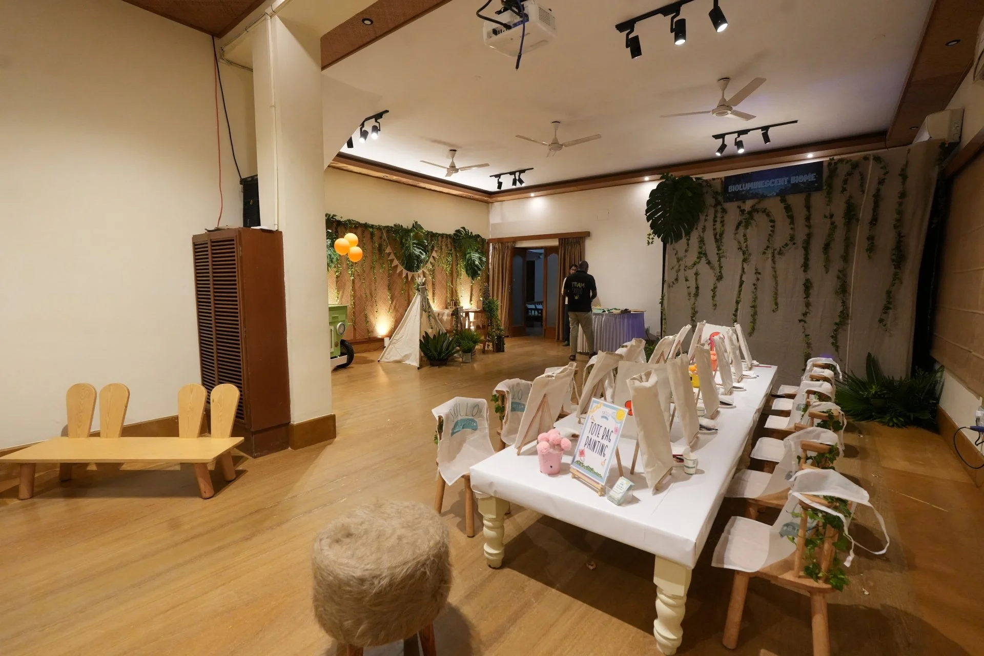 Luxury event spaces Chennai — rooftop garden at Hanu Reddy Residences for weddings and celebrations