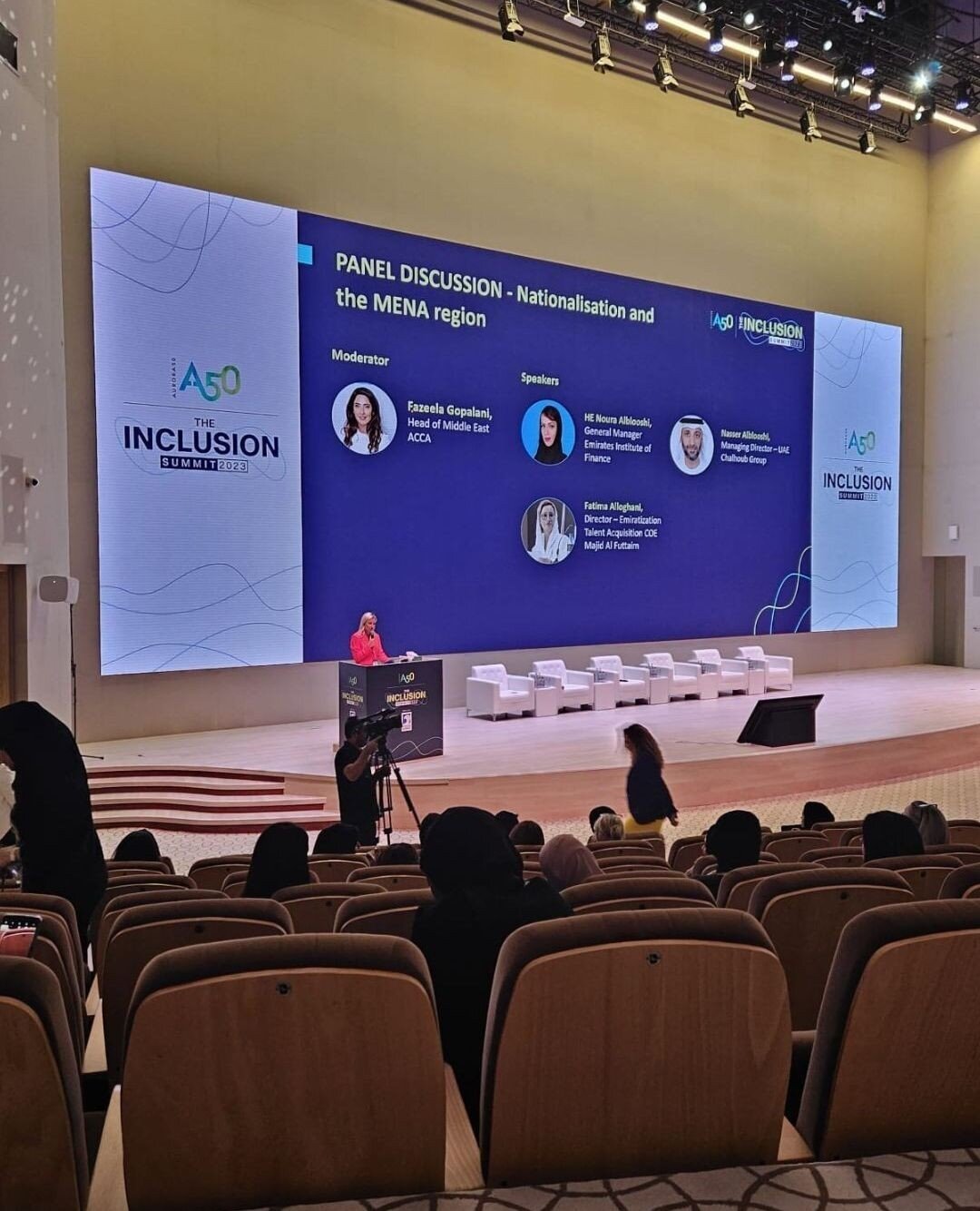 At the Inclusion Summit Abu Dhabi with Aurora 50 @aurora50_uae ⁠
⁠
#businessmentor #dubai #businessgrowth #abudhabi