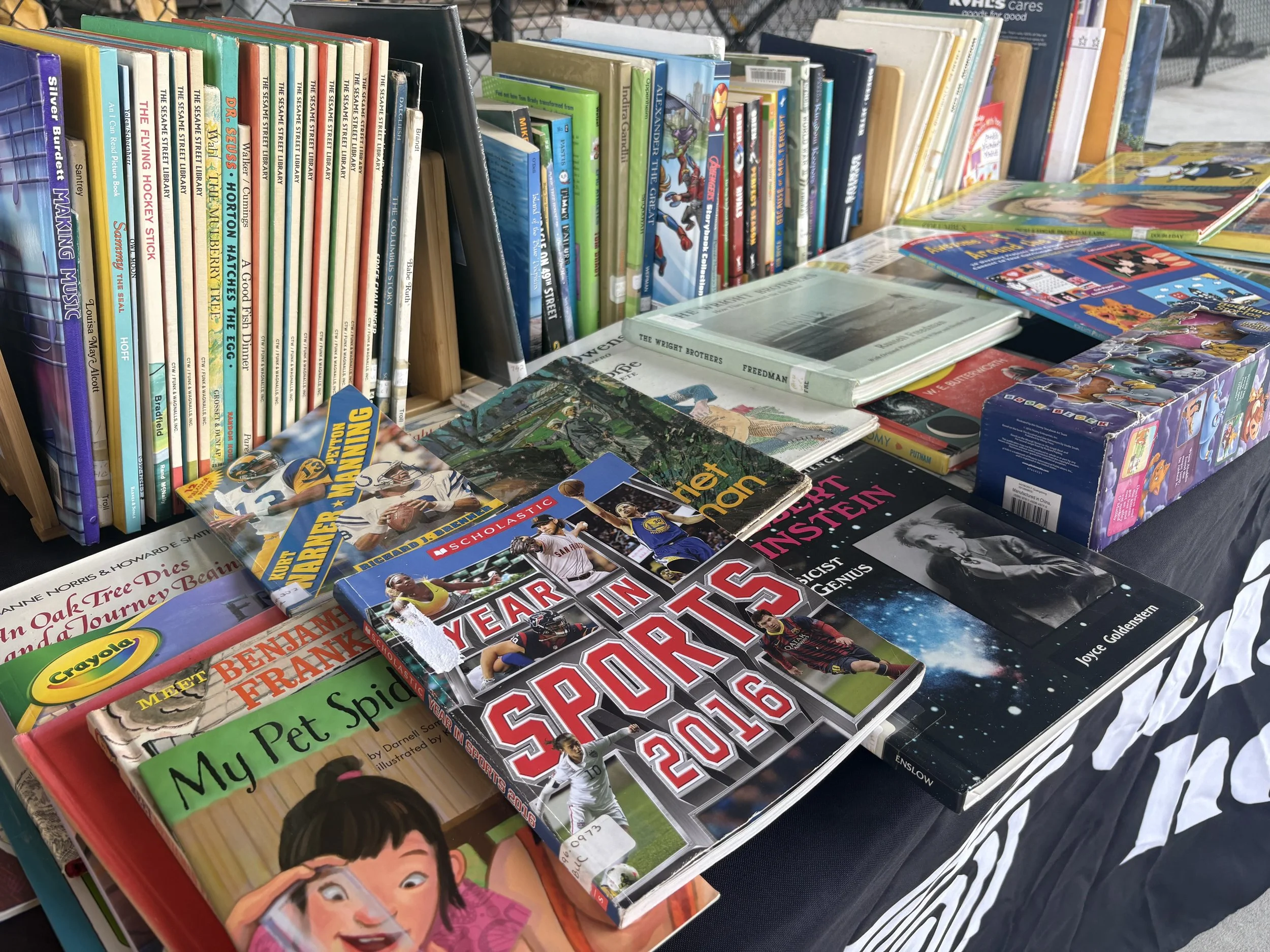 Books at our Every 1 Voice table