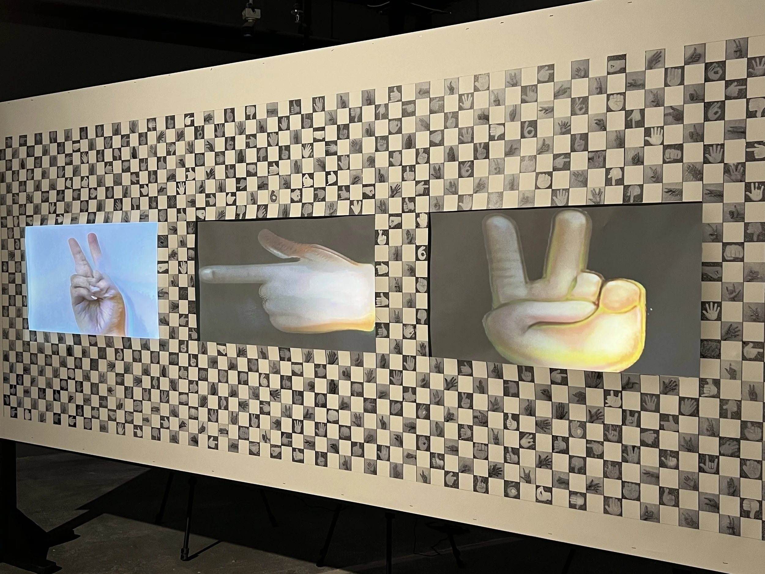 Digital Gestures  2023
Watercolour Paper, Transfer, Projectors, Videos
  Keep Smiling Solo, Athr Gallery, Jeddah