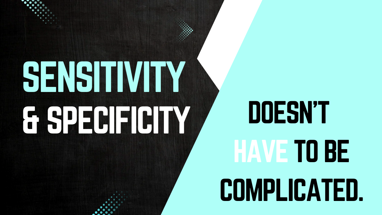 sensitivity and specificity