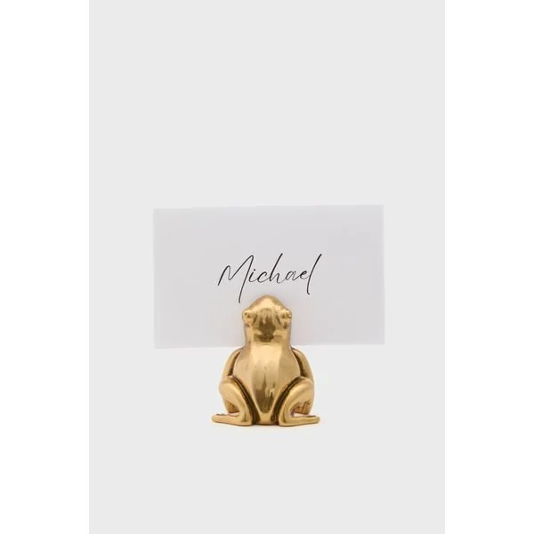 Frog place card holders - need I say more? 