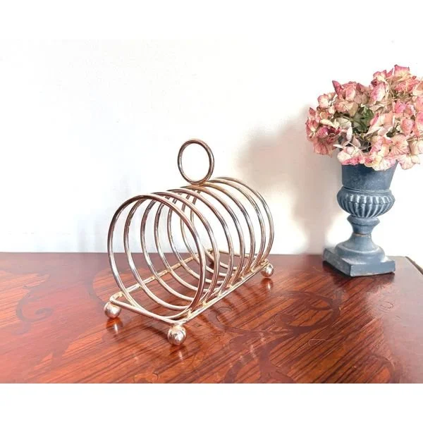 Vintage toast server or letter rack - I love these!