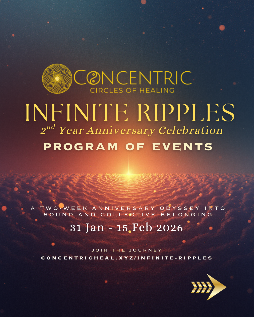 Concentric Circles of Healing Infinite Ripples Event Highlights