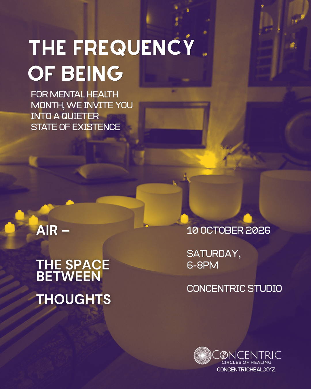 The Frequency of Being: Weekend 2: AIR – The Space Between Thoughts