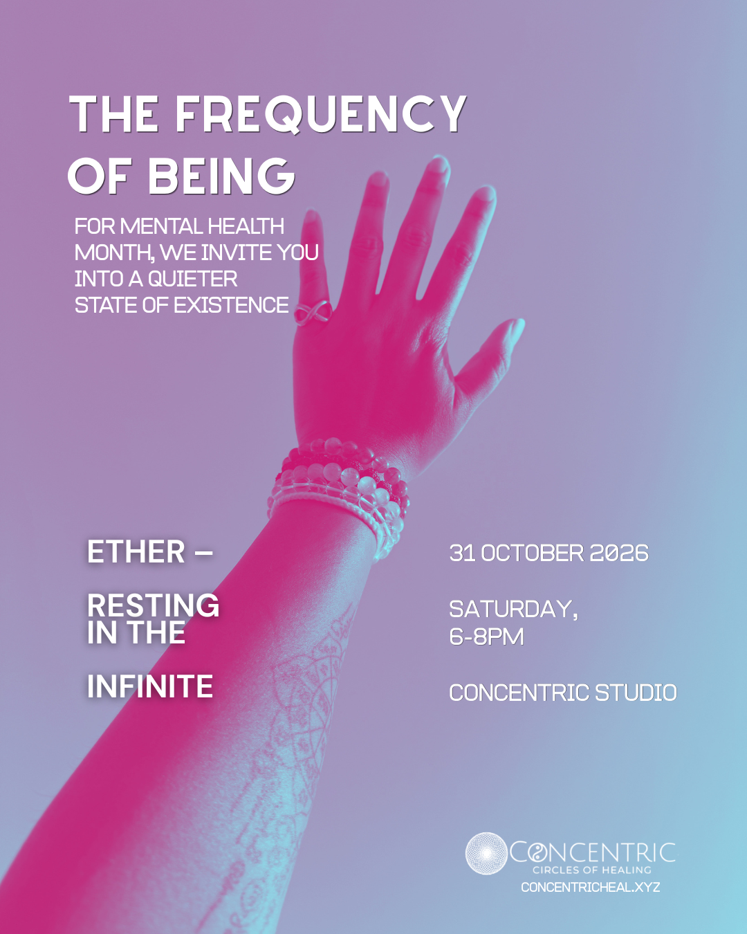 The Frequency of Being: Weekend 5: ETHER – Resting in the Infinite