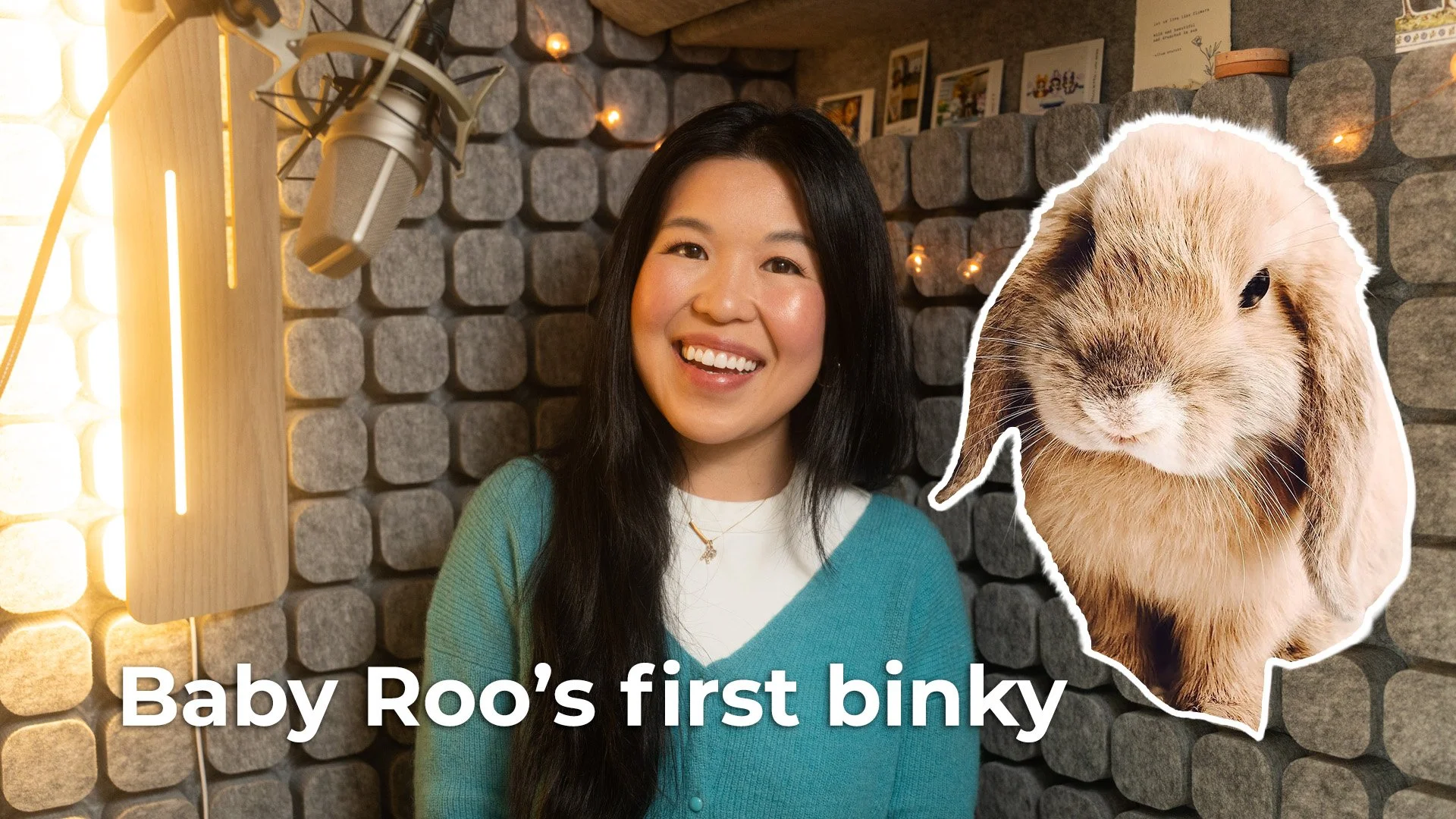 Bunny Nibbles: Roo’s First Binkies!